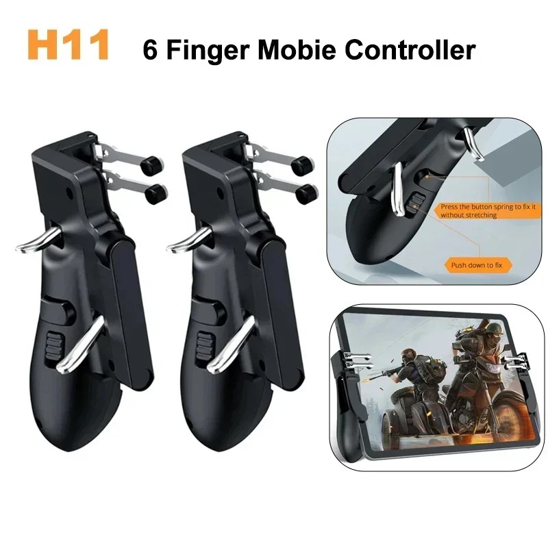 Tablet Gaming Accessories - Мобильный контроллер H11 PUBG Aim Shooting,