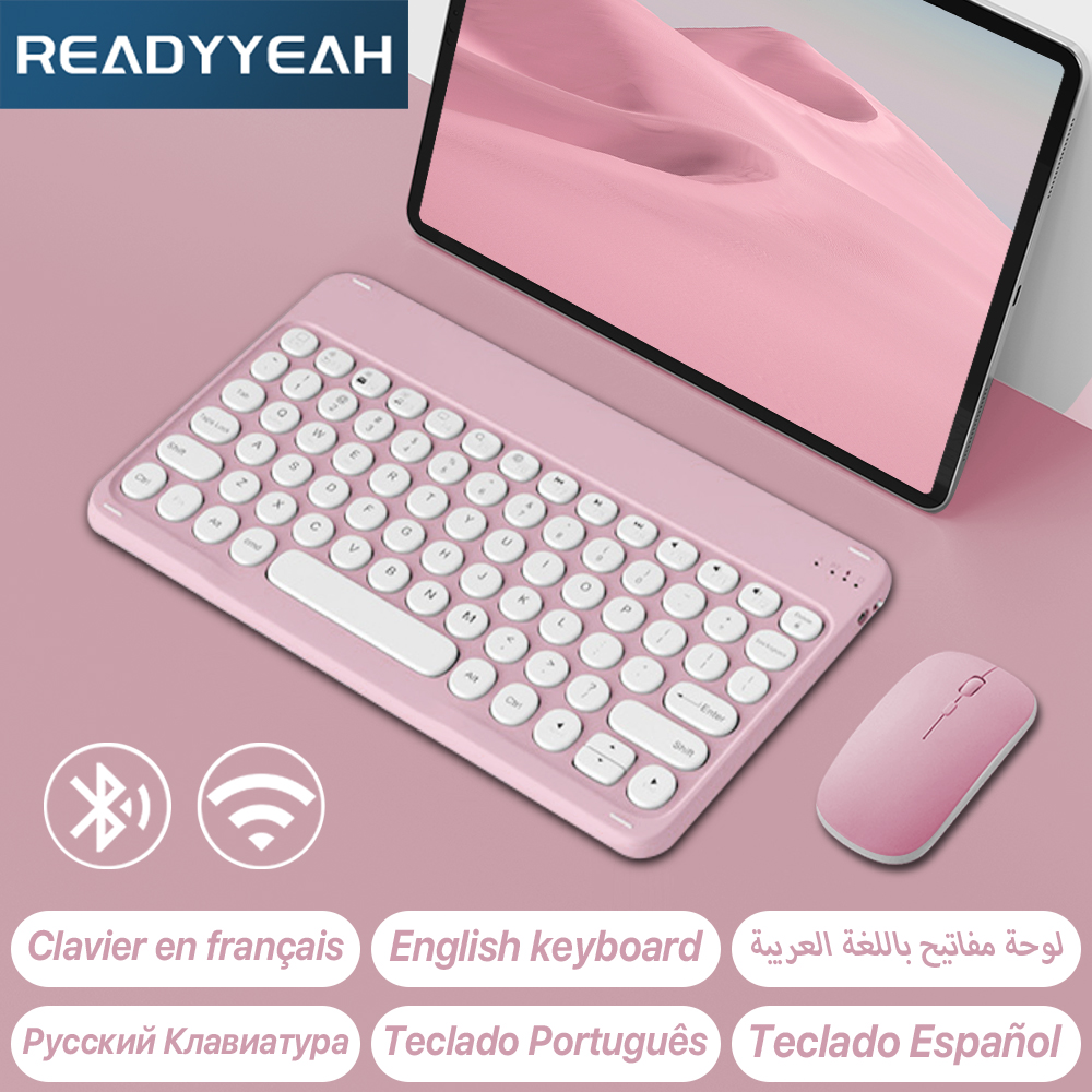 Tablet Accessories Kit - Беспроводная клавиатура и мышь для Apple