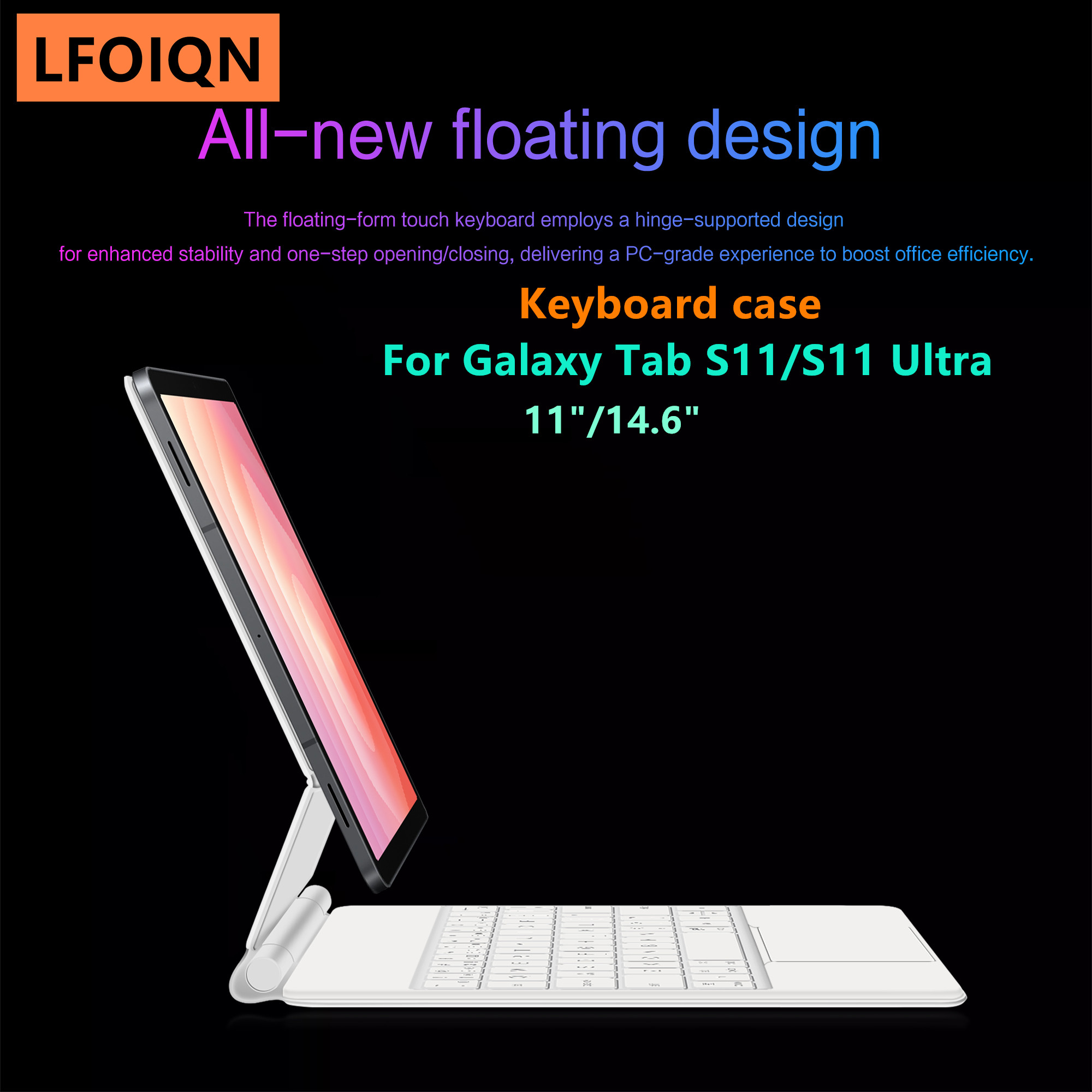 Samsung Tablet Keyboard Accessories - Клавиатура LFOIQN Magic Keyboard для Samsung