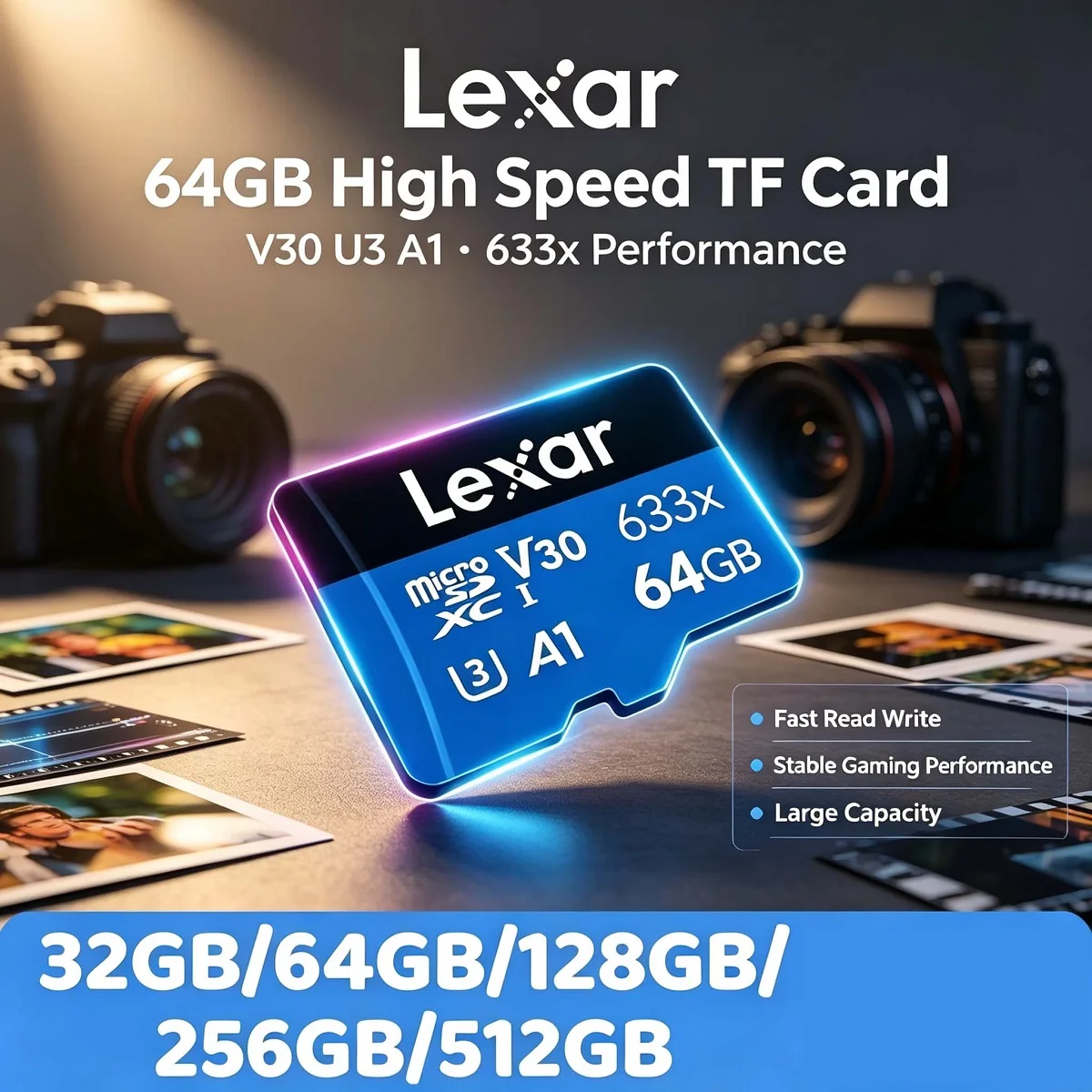 Microsd Card Tablet - Оригинальная карта памяти Lexar 633x Micro