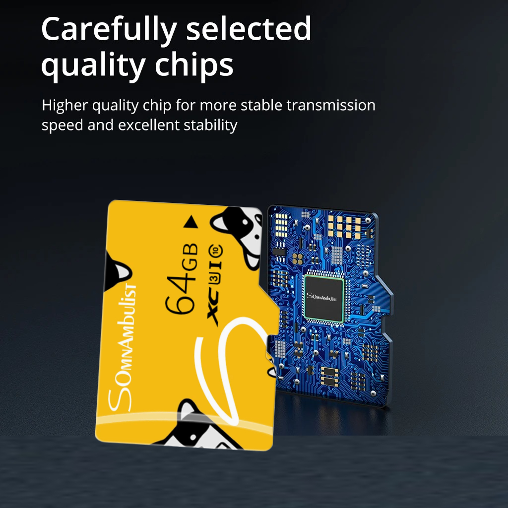 Карта памяти SomnAmbulist 64 Г – обзор и цена Microsd Card Tablet