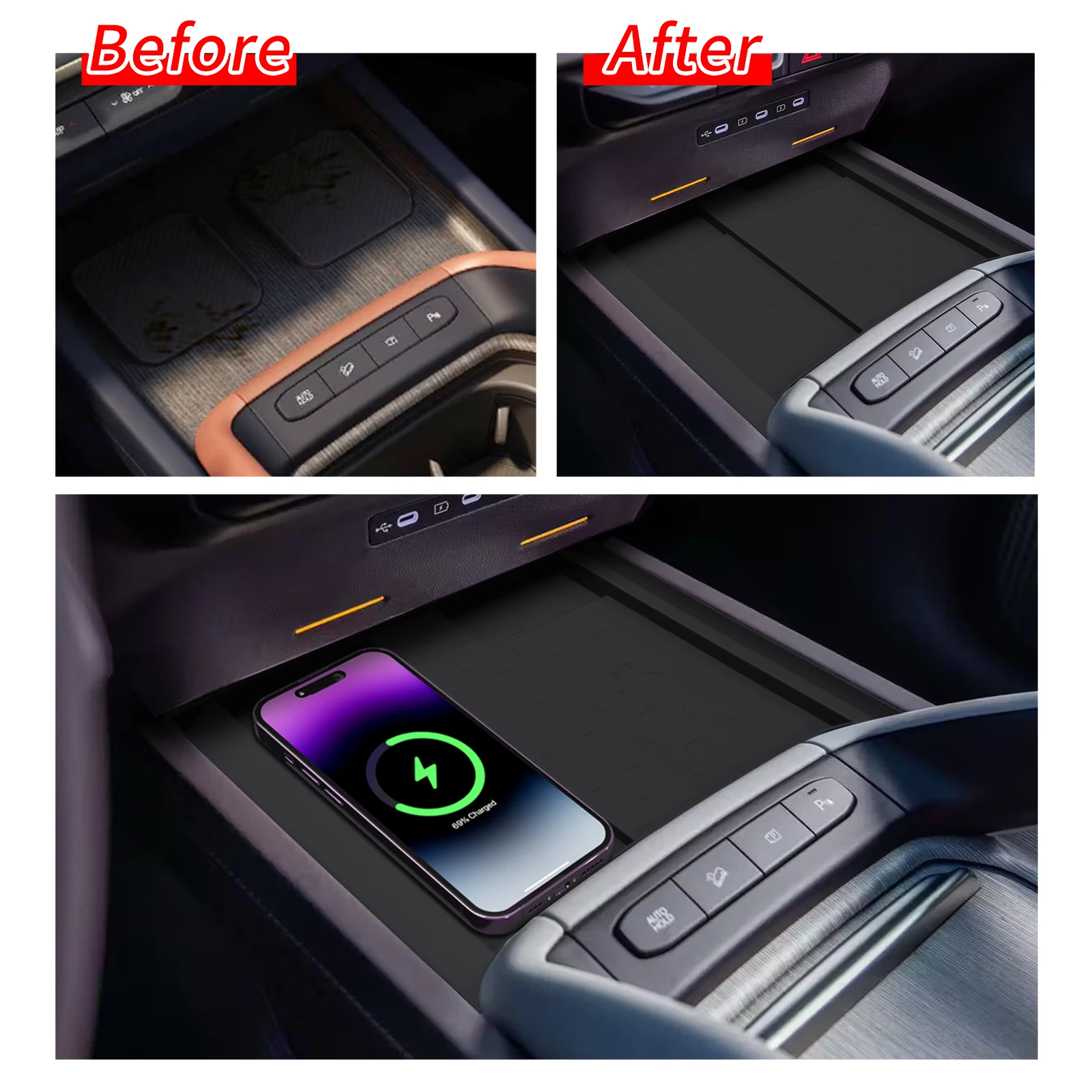 Для Kia Telluride 2027+ (2-е п – обзор и цена Wireless Charging Pad