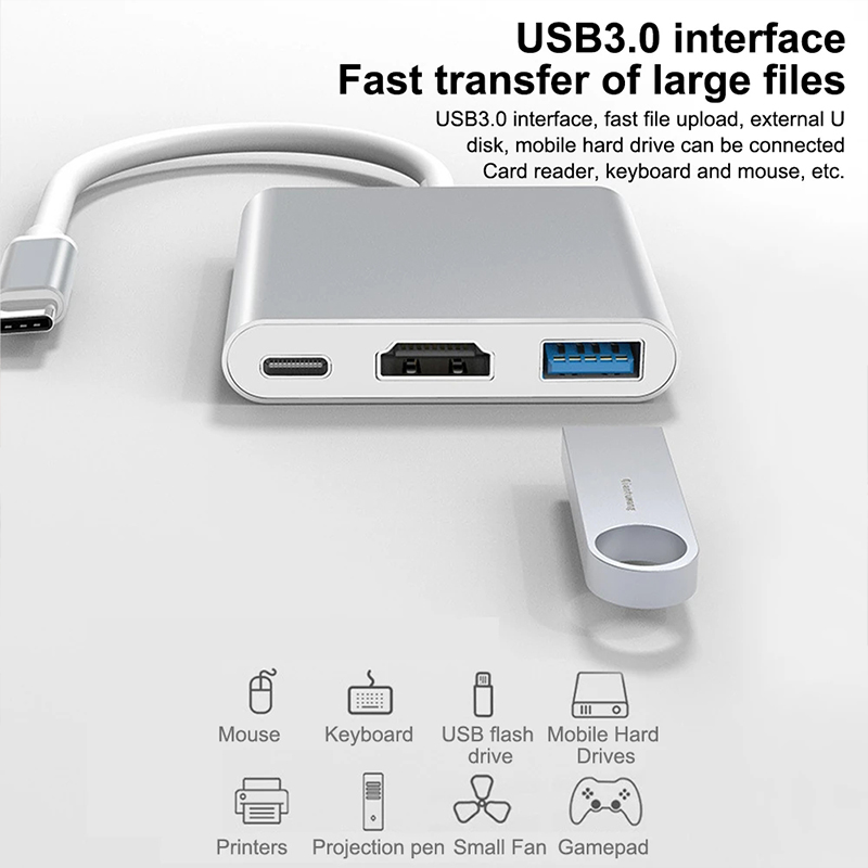 USB-хаб 3-в-1 Type-C с поддерж – обзор и цена Huawei Tablet Accessories