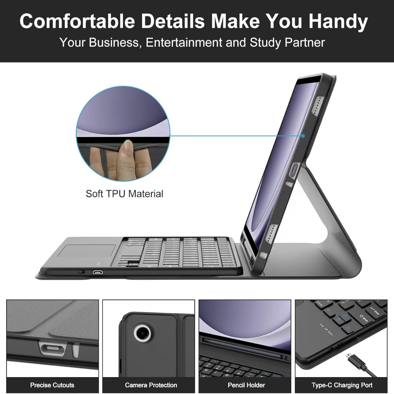 Чехол для Samsung Galaxy Tab A – обзор и цена Samsung Tablet Keyboard Accessories