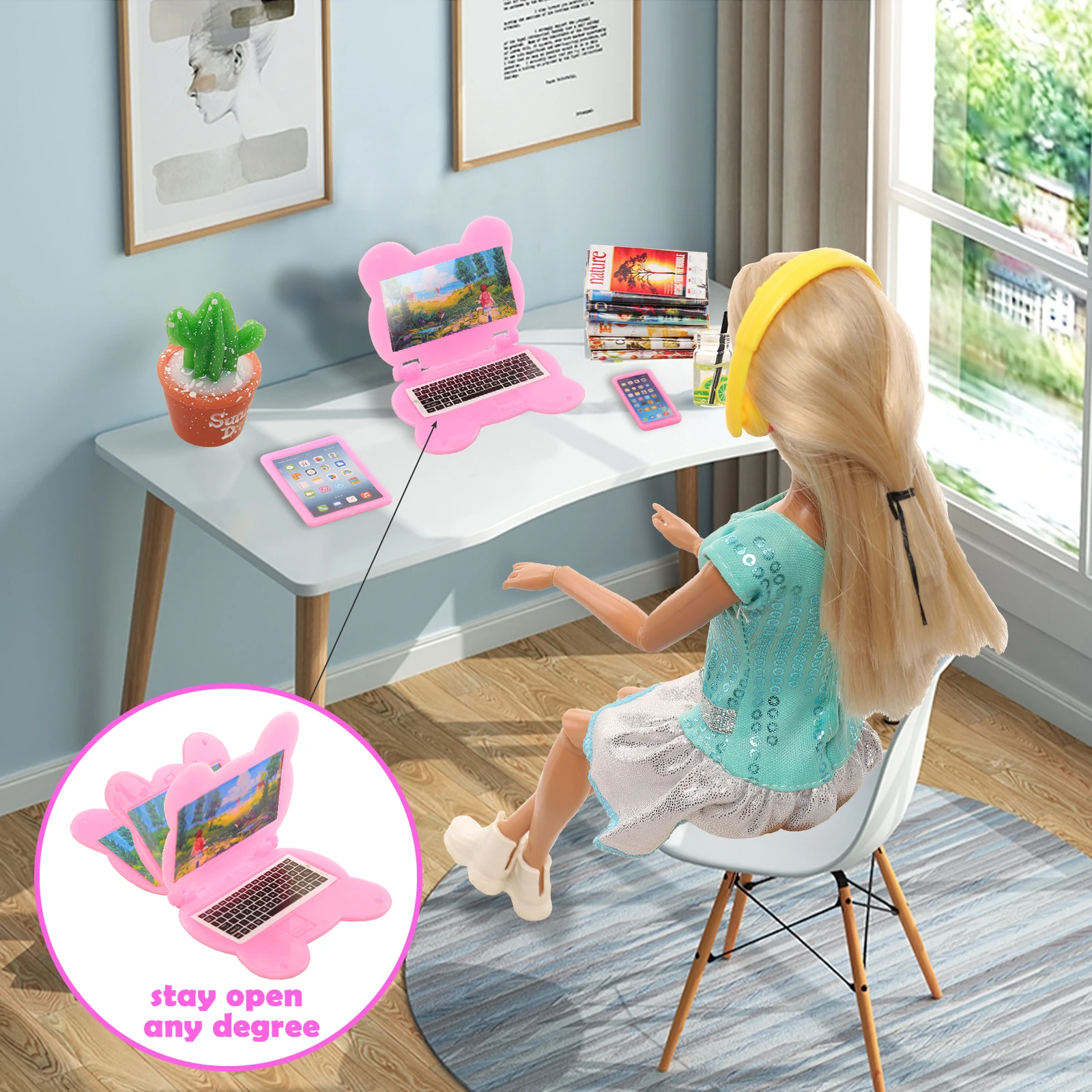 Набор из 17 забавных миниатюрн – обзор и цена Tablet Accessories Set